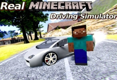 Xogo Real Simulador de condución de Minecraft  en liña