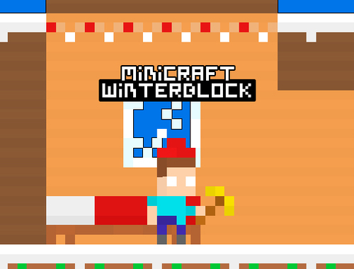 Xogo Minicraft Winterblock en liña