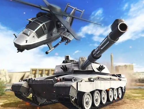 Xogo Estratexia de guerra. Tanques e helicópteros  en liña
