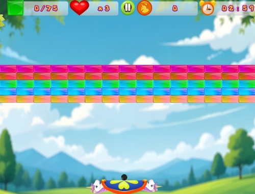 Xogo Block Blaster Unicorn en liña