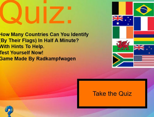 Xogo 30s Easy Flag Quiz en liña