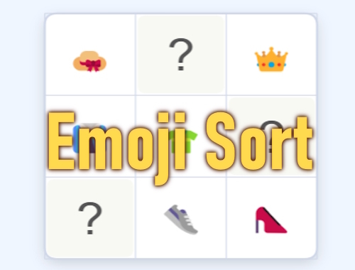 Xogo Ordenar emoji  en liña