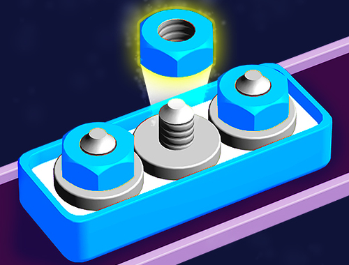 Xogo Nuts Stack Sort: Nuts & Bolts  en liña