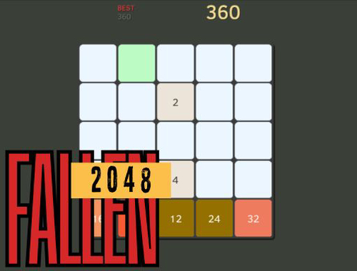 Xogo Caído 2048  en liña