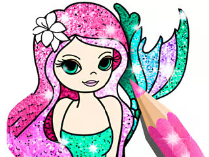 Xogo Libro para colorear: Little Mermaid  en liña
