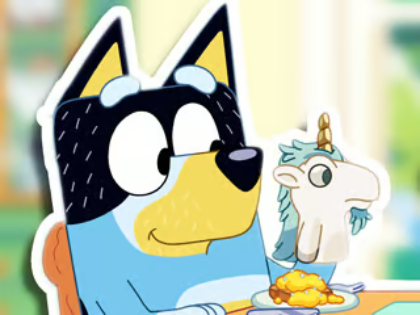 Xogo Puzzle Jigsaw: Tempo de xoguetes de Bluey  en liña