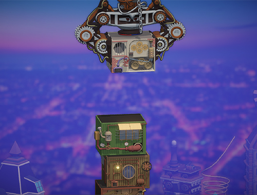 Xogo Builador de torre steampunk  en liña