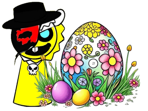 Xogo Coloración de Pascua Sprunki  en liña