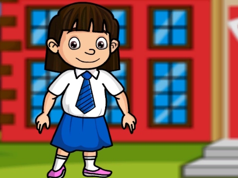 Xogo Rescatar á nena da escola  en liña