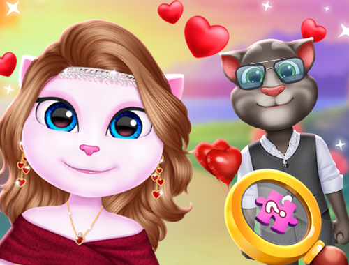 Xogo Parella Kitty encantadora San Valentín  en liña