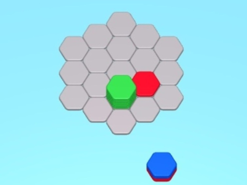 Xogo Hexa Stack Sort  en liña