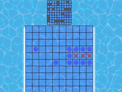 Xogo Battleship on Cells  en liña