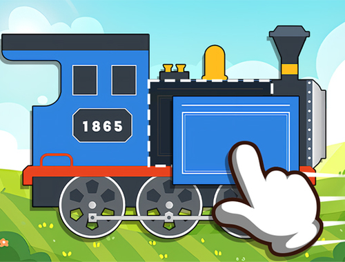 Xogo Xogo de tren de ladrillo Labo para nenos  en liña
