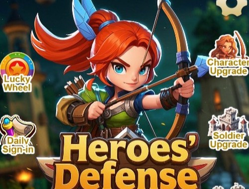 Xogo Defensa dos heroes  en liña