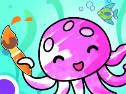 Xogo Libro para colorear: Aquarium  en liña