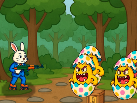 Xogo Monstros de ovos de Pascua  en liña