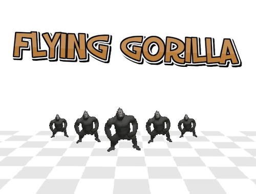Xogo Flying Gorilla 3d  en liña
