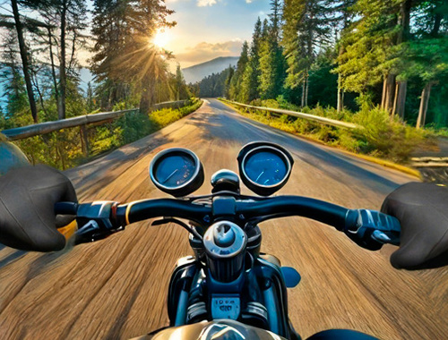 Xogo Piloto de motocicletas: caos de estrada  en liña