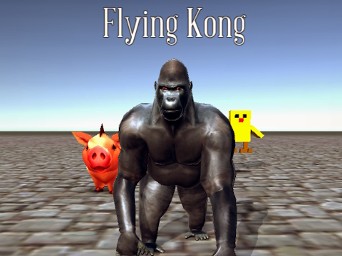 Xogo Voando kong  en liña