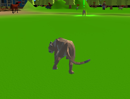 Xogo Simulador de Cougar: gatos grandes  en liña