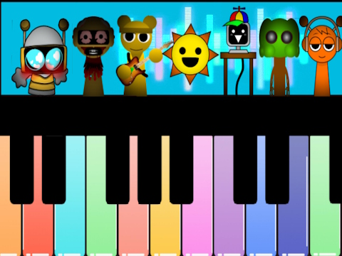 Xogo Explorador de piano Sprunki  en liña