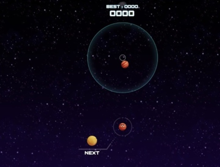 Xogo Fusionar galaxia  en liña