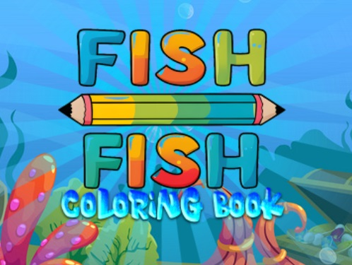 Xogo Libro para colorear de peixes  en liña