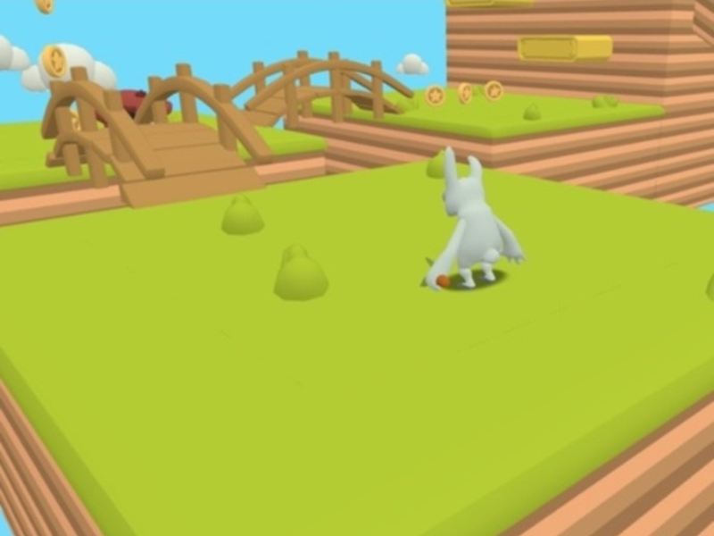 Xogo Bunny Coin Hop  en liña