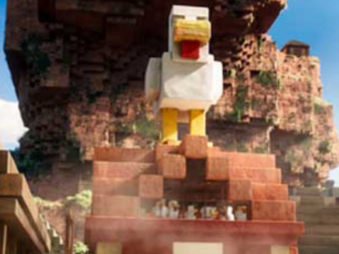 Xogo Pollo de lava de Minecraft  en liña