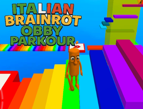 Xogo Brainrot italiano Obby Parkour  en liña