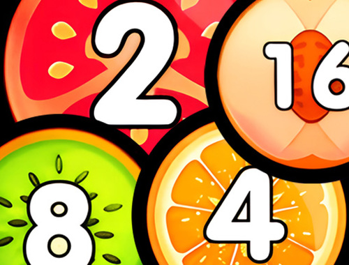 Xogo Merge Balls Shooter 2048 Conecte as froitas  en liña