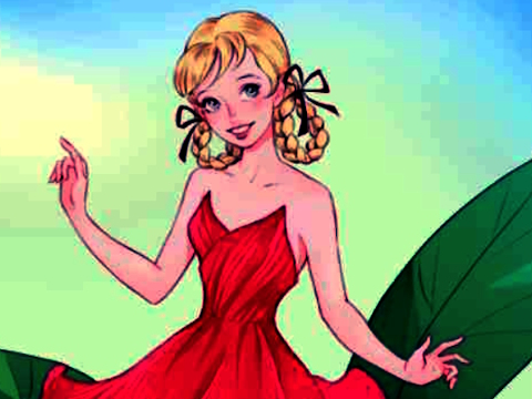 Xogo Vístese de Thumbelina  en liña