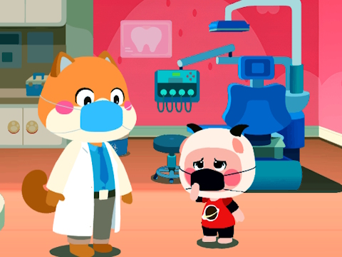 Xogo Coidado do dentista de panda baby  en liña