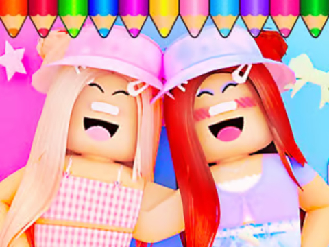 Xogo Libro para colorear: Roblox Bestie  en liña