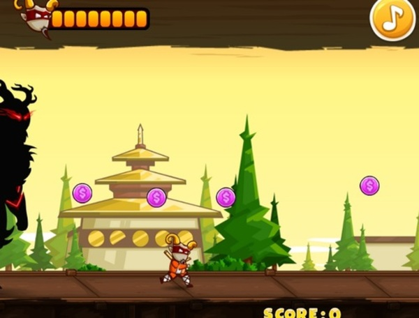 Xogo Guerreiro Run  en liña
