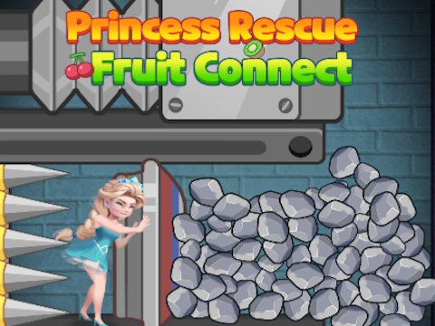 Xogo Princess Rescue Fruit Connect  en liña
