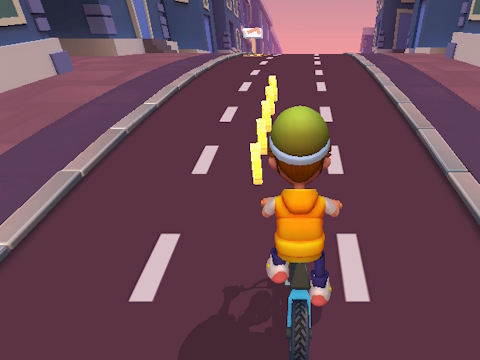 Xogo Papel Boy Race Running Game  en liña