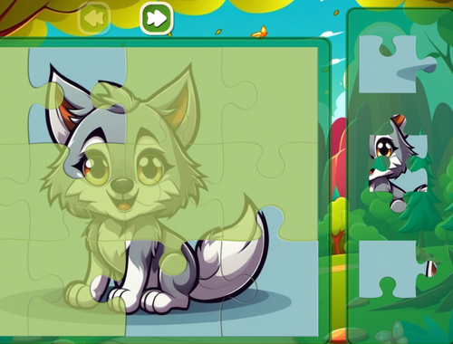 Xogo Puzzle do explorador de animais  en liña