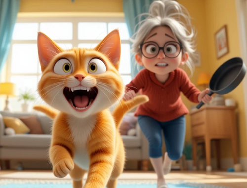 Xogo Simulador de gato malo  en liña