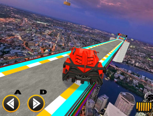 Xogo Mega ramplas xogos de carreiras de vehículos 3d  en liña