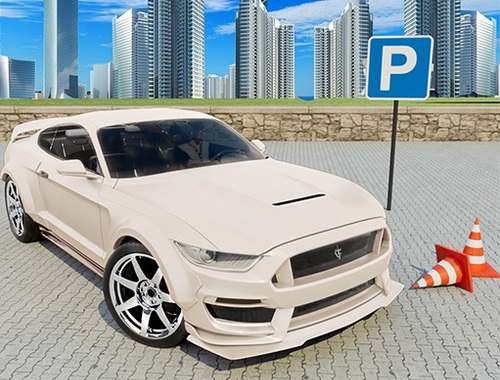 Xogo Simulador de coche 3d  en liña