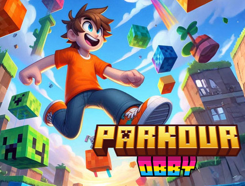 Xogo Parkour Obby  en liña