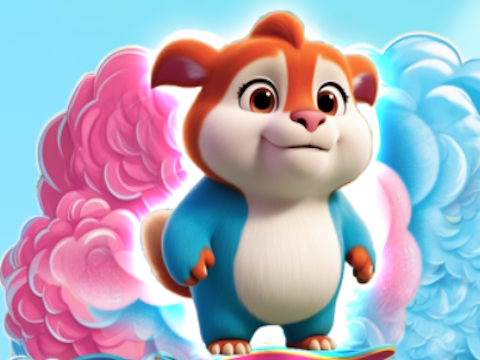 Xogo Sketer Bear Jump  en liña