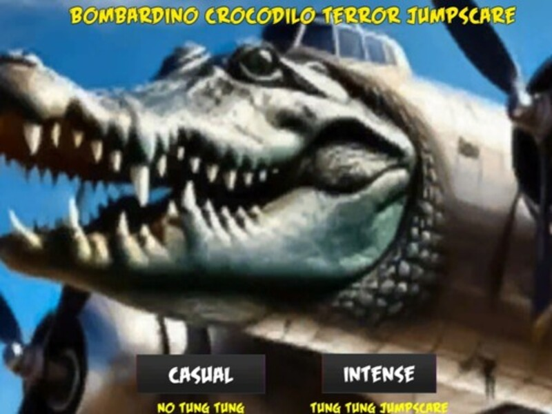 Xogo Bombardino Crocodilo: Terror Jumpscare en liña