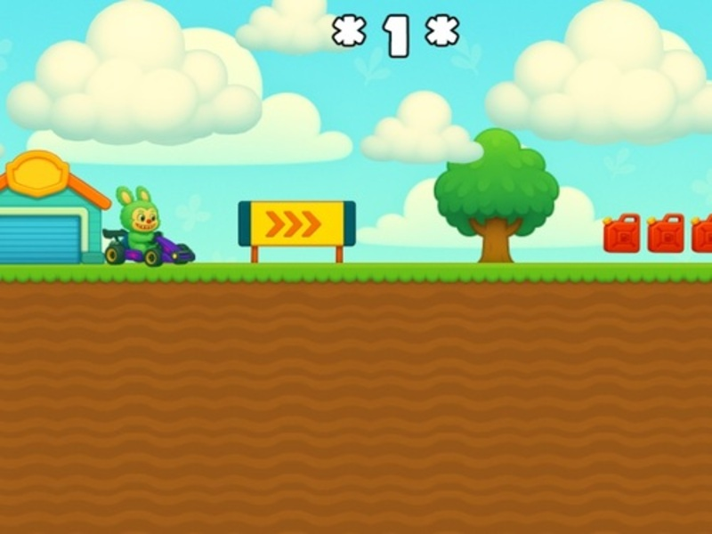 Xogo LABUBU GOKART en liña