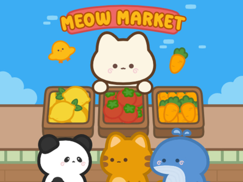 Xogo MEOW Mercado en liña