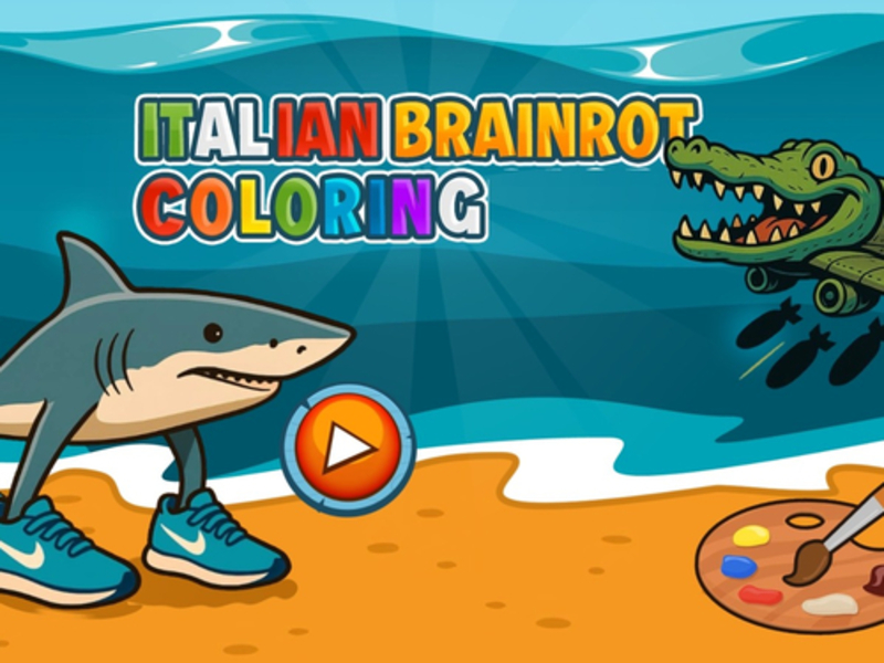 Xogo Coloración de cerebros italianos en liña