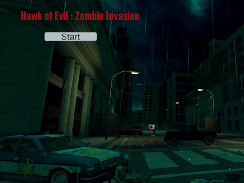 Xogo Hawk of Evil Invasion Zombie en liña