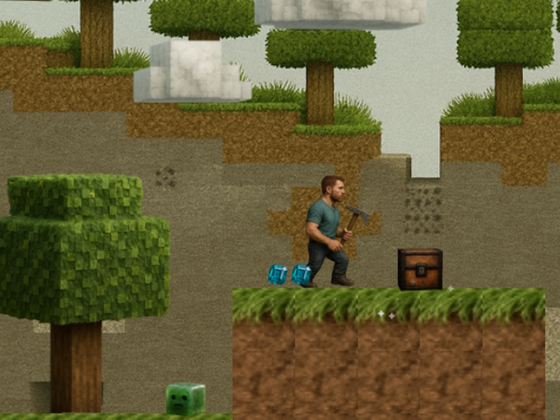 Xogo Blockcraft ultra realista en liña