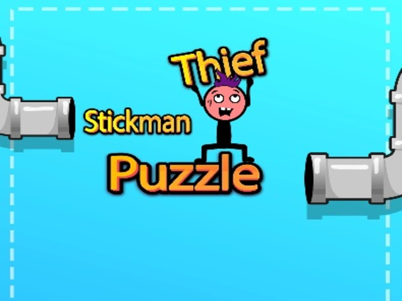 Xogo Puzzle de ladrón de Stickman en liña